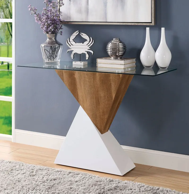 Bima Ii Sofa Table – Streamlined Wood Console Table By Furniture Of America (Foa4746S-Table) 1