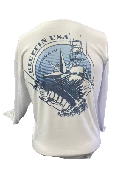 Bluefin Marlin Ross Technical Tee – Performance Fabric Fishing Shirt