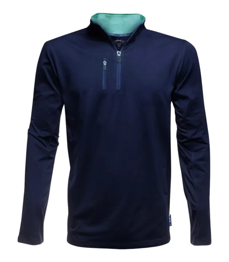 Bluefin Solar Quarter-Zip Layer – Uv-Protective, Functional Pocket Design