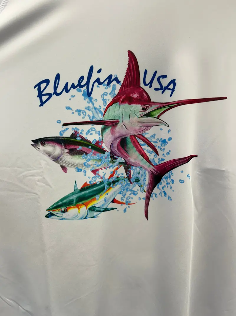Bluefin Women’S Long Sleeve Solar Performance Tee – Multicolor Trio Design 1