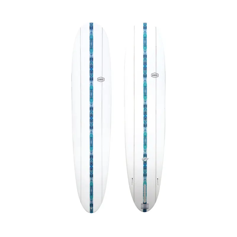Boulevard Blue Stripe 9' Longboard Surfboard St Model 1