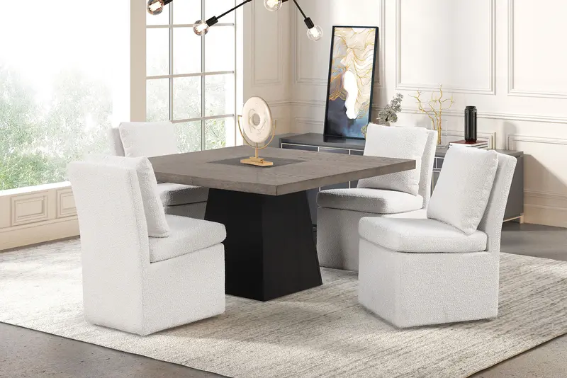 Broager 5-Piece Square Dining Set By Furniture Of America 1
