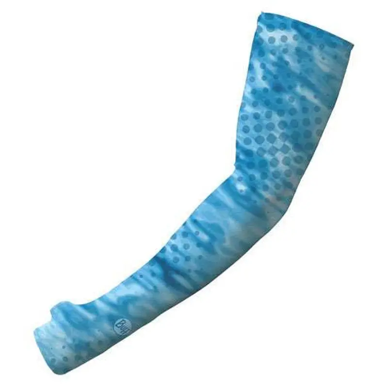 Buff Uv+ Arm Sleeves – Camo Blue, Xl Fit, Upf 50+ Sun Protection 1