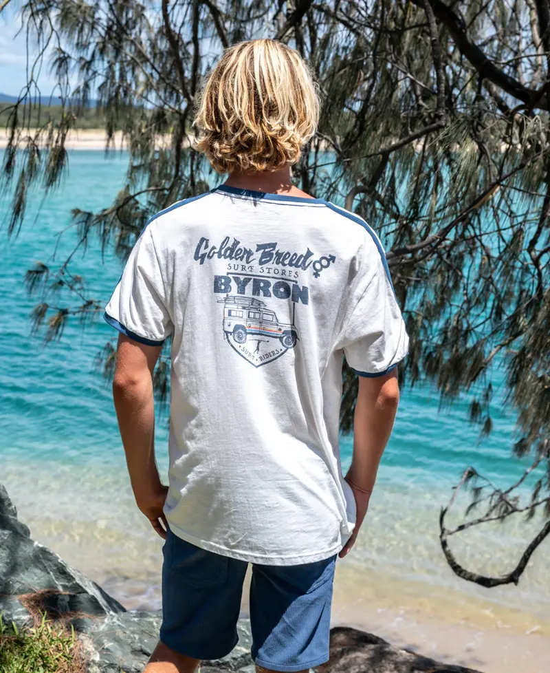 Byron Landy Minimalist T-Shirt In Off-White 1