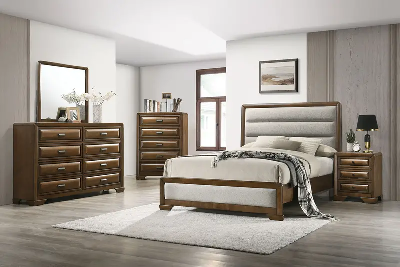 Caerwys Queen Bedroom Set – 4-Piece Furniture Collection By Furniture Of America 1