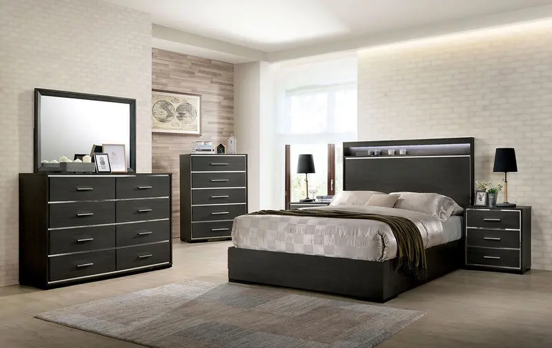 Camryn Queen Bedroom Set – 4-Piece Furniture Collection By Furniture Of America 1