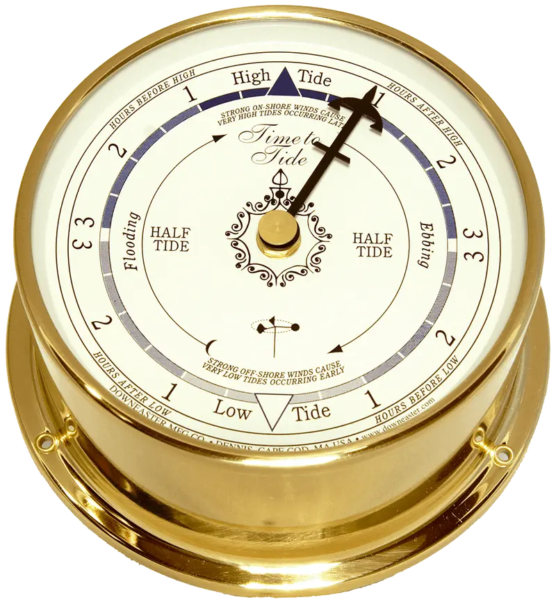 Cape Downeaster Standard Tide Clock For Coastal Anglers 1
