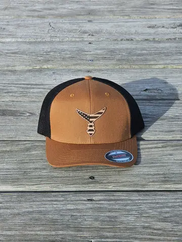 Chasing Tail Charcoal/Black Fitted Hat With Durable American Gel Material 1