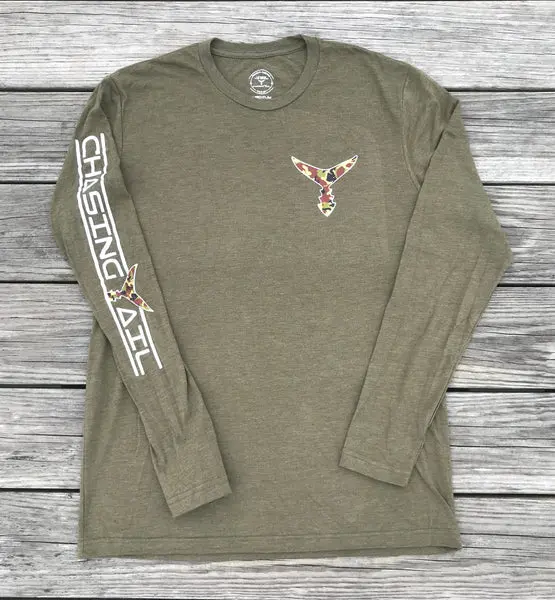 Chasing Tail Tri-Blend Long-Sleeve Performance Tee