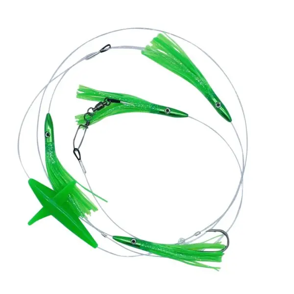 Chatterlures Mini Bullet Daisy Chain – Multi-Blade Flashing Trailer System 1