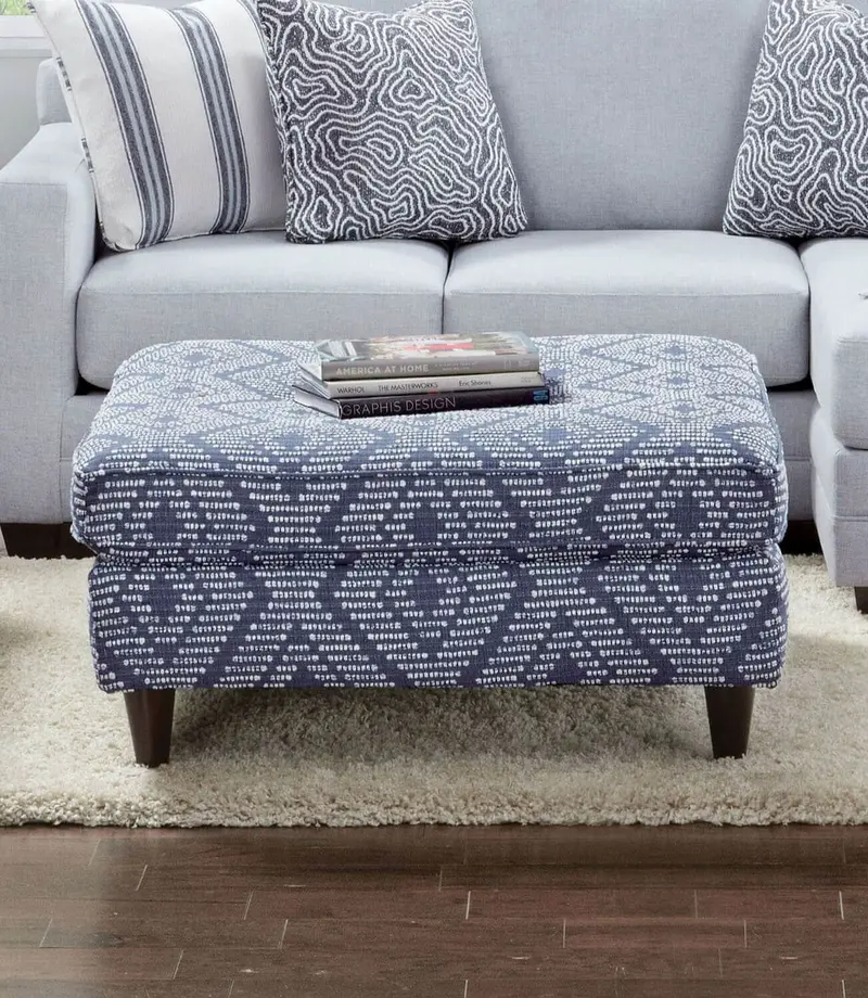 Chiswick Modern Square Ottoman By Furniture Of America – Sm8206-Ot 1