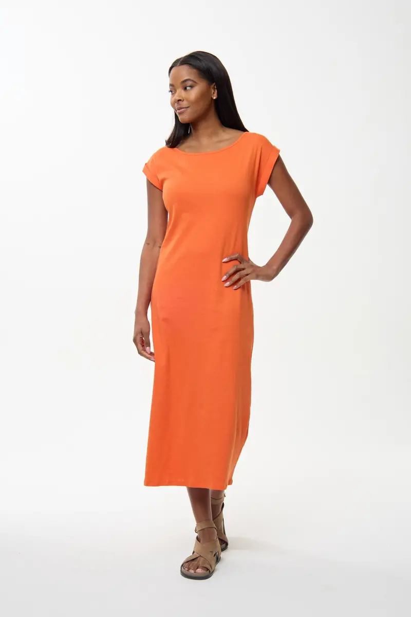 Christine Rum Punch Maxi Dress 1