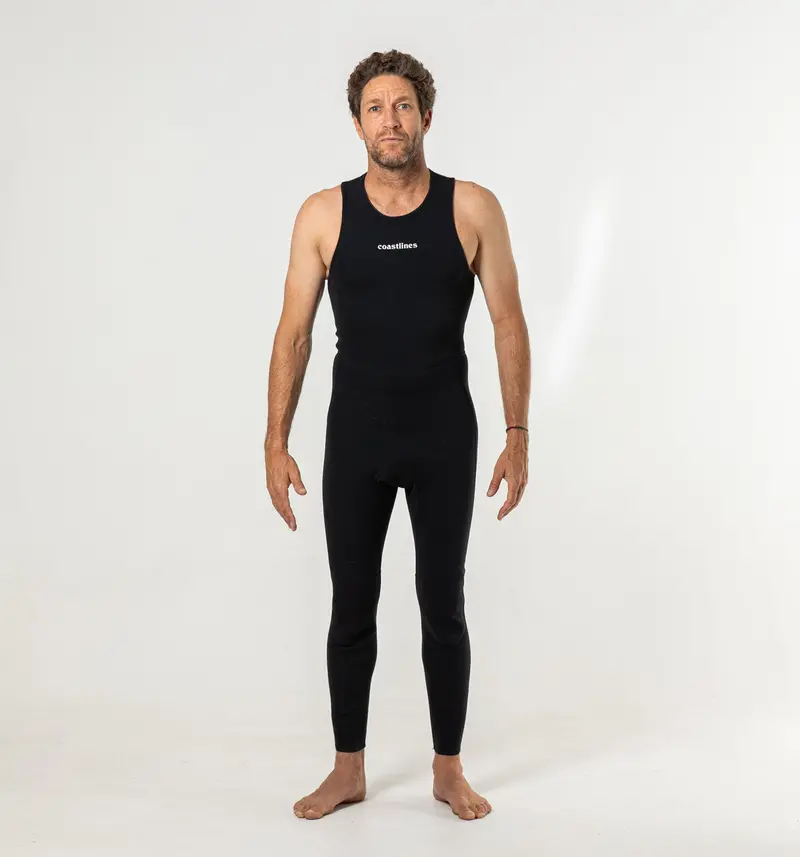 Classic Men’S 2/2Mm Back-Zip Long John Wetsuit 1