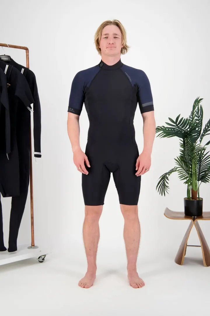 Classic Men’S 2Mm Back-Zip Navy Springsuit 1