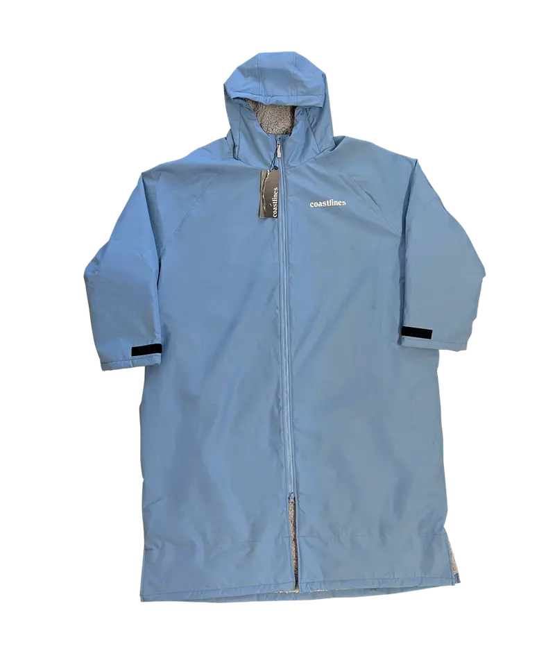 Coastlines Blue And Grey Surf Change Robe 1
