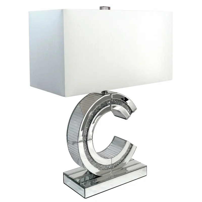 Cora Table Lamp – Sleek Ceramic Accent Light By Furniture Of America (Model L74005) 1