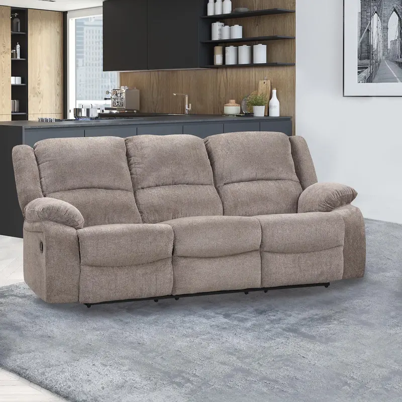 Cosimo Motion Sofa With Seamless Recline And Glide Features By Furniture Of America 1