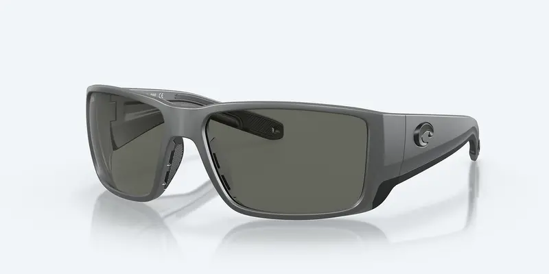 Costa Blackfin Pro Matte Gray Frame With Gray Lens 580G Polarized Sunglasses 1