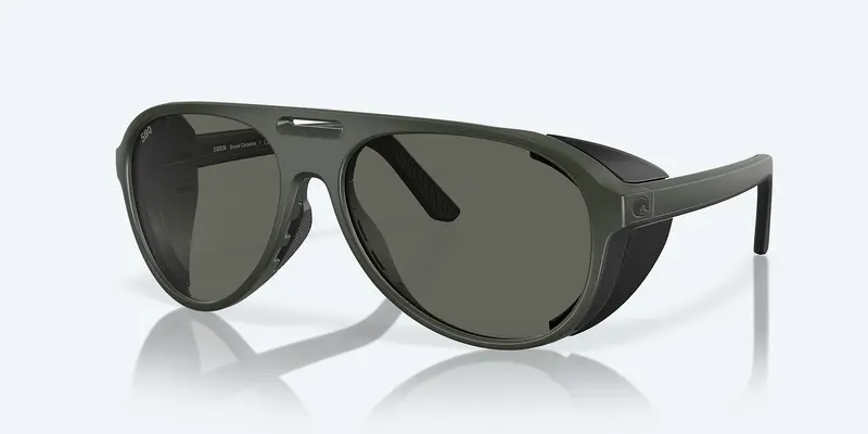 Costa Grand Catalina Olive Gray Frame 580G Polarized Sunglasses 1