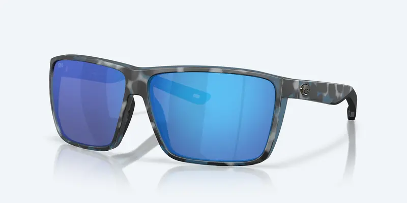 Costa Rincon Ii Sunglasses – Deep Water Camo Frame With Blue Mirror 580G Lens 1