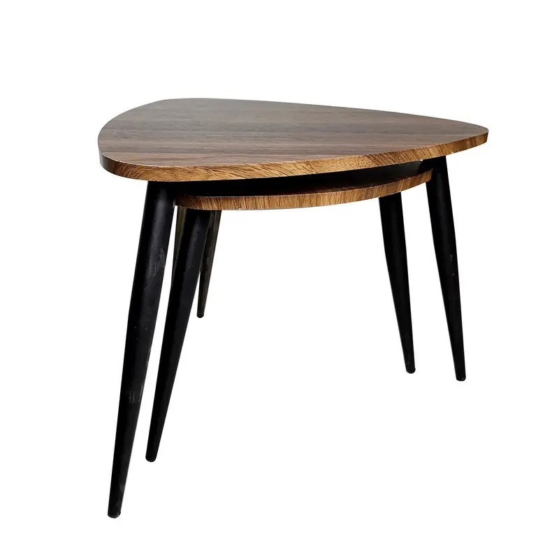 Cove Space-Saving Nesting Tables By Furniture Of America – 2-Piece Set With Contemporary Design 1