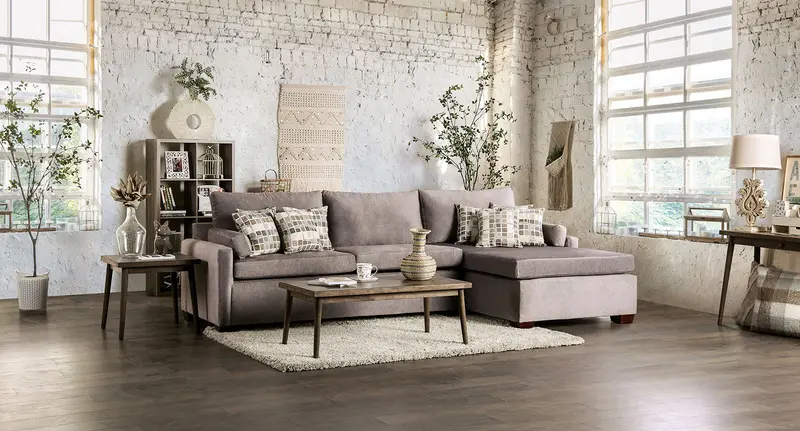 Cramlington Contemporary Sectional Sofa Set – Furniture Of America 1