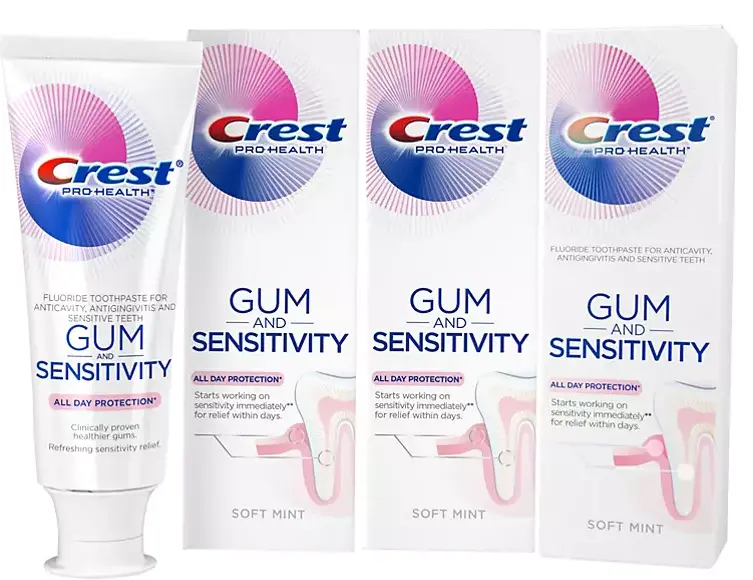 Crest Pro-Health Gum & Sensitivity Relief Toothpaste – 4.1 Oz., 3-Pack 1