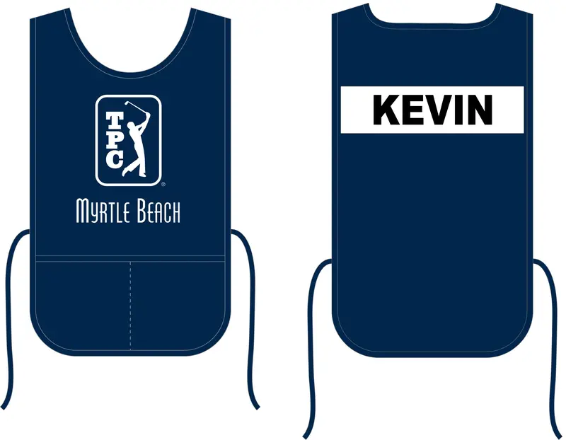 Custom-Fit Caddie Bibs For Golf Staff 1