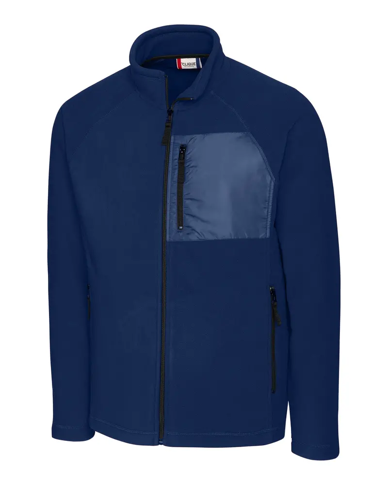 Cutter & Buck Clique Summit Microfleece Hybrid Full-Zip Jacket 1