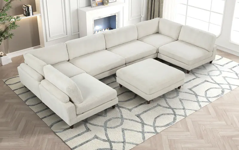 Dagenham Sectional Sofa Component A By Furniture Of America (Fm6800Bg-A) 1