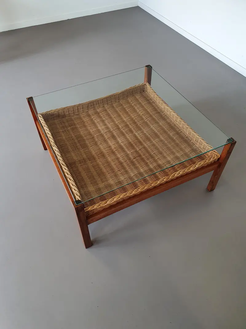 Danish Teak Coffee Table – Clean-Lined 1970S Living Room Centerpiece 1