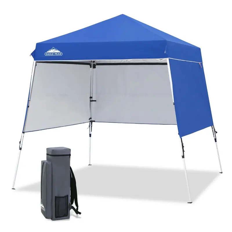 Day Tripper 8X8 Lightweight Aluminum Slant-Leg Canopy – Includes Three Detachable Walls 1
