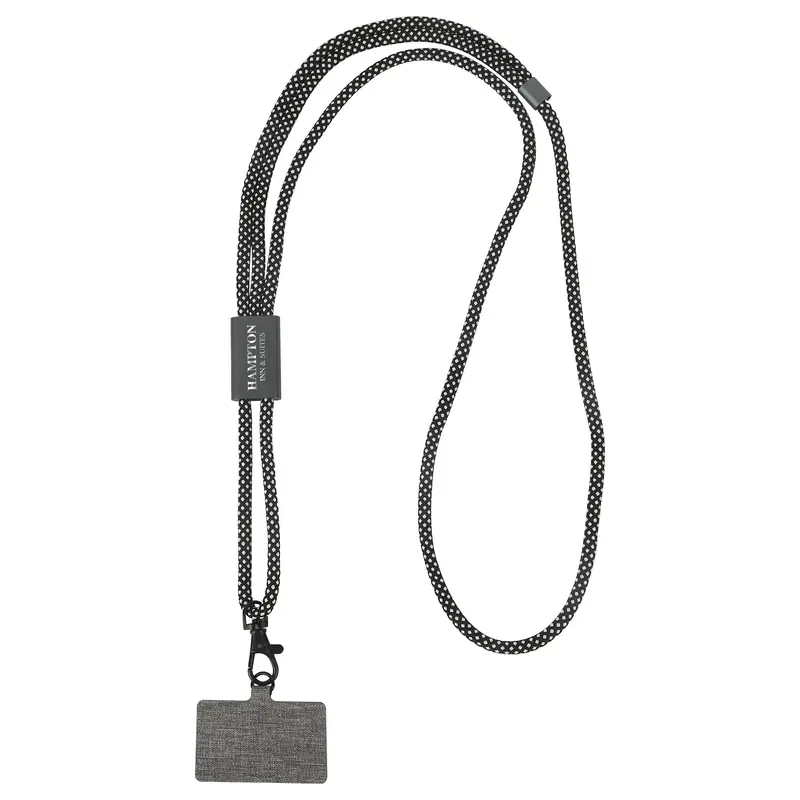 Deluxe Cellular-Style Lanyard With Secure Id Holder 1