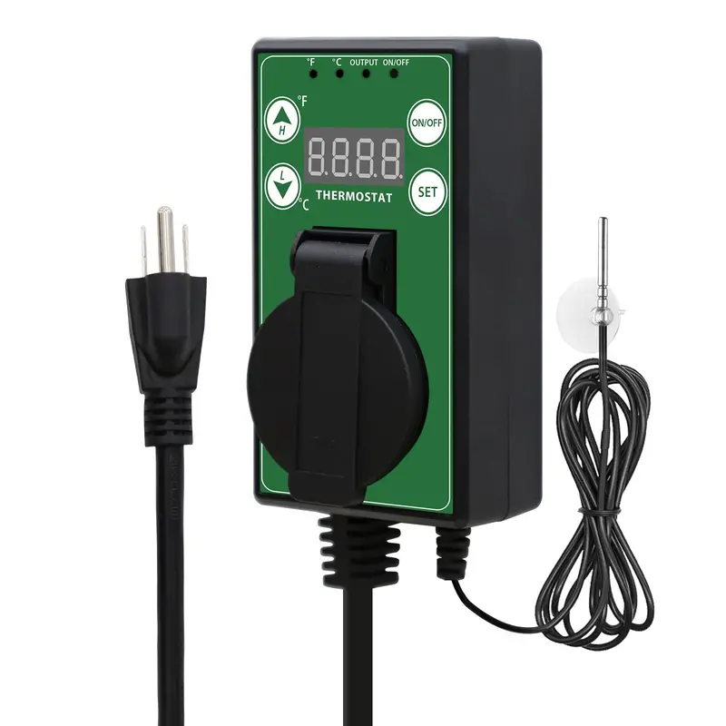 Digital Thermostat Controller For Heat Mats – 15A / 1500W, Sold In 1 Or 2 Units 1