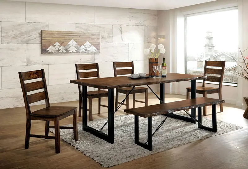 Dulce Minimalist Dining Table – Sleek Modern Design By Furniture Of America 1
