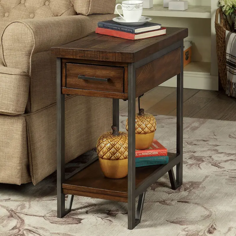 Dundalk Minimalist Side Table By Furniture Of America (Cm-Ac286) 1