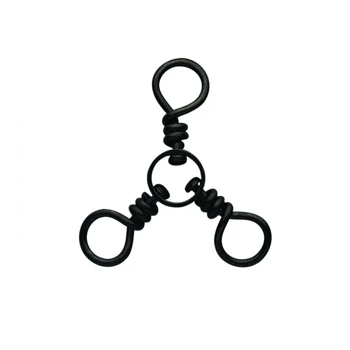 Eagle Claw 3-Way Black Swivel For Rigging Versatility 1