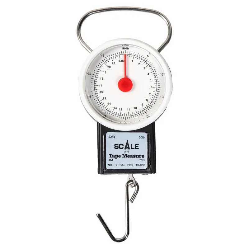 Eagle Claw 50-Pound Digital Fishing Scale With Integrated Tape Measure 1