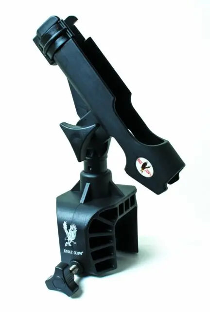 Eagle Claw Deluxe Clamp-On Rod Holder For Boats And Rails 1