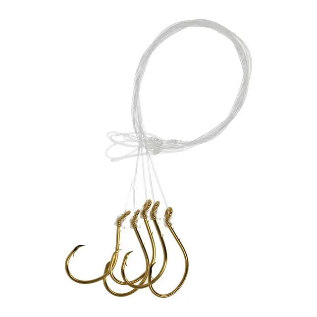 Eagle Claw Inline Circle Baitholder Hook – 36" Snell, Size 6/0 (5-Pack) 1