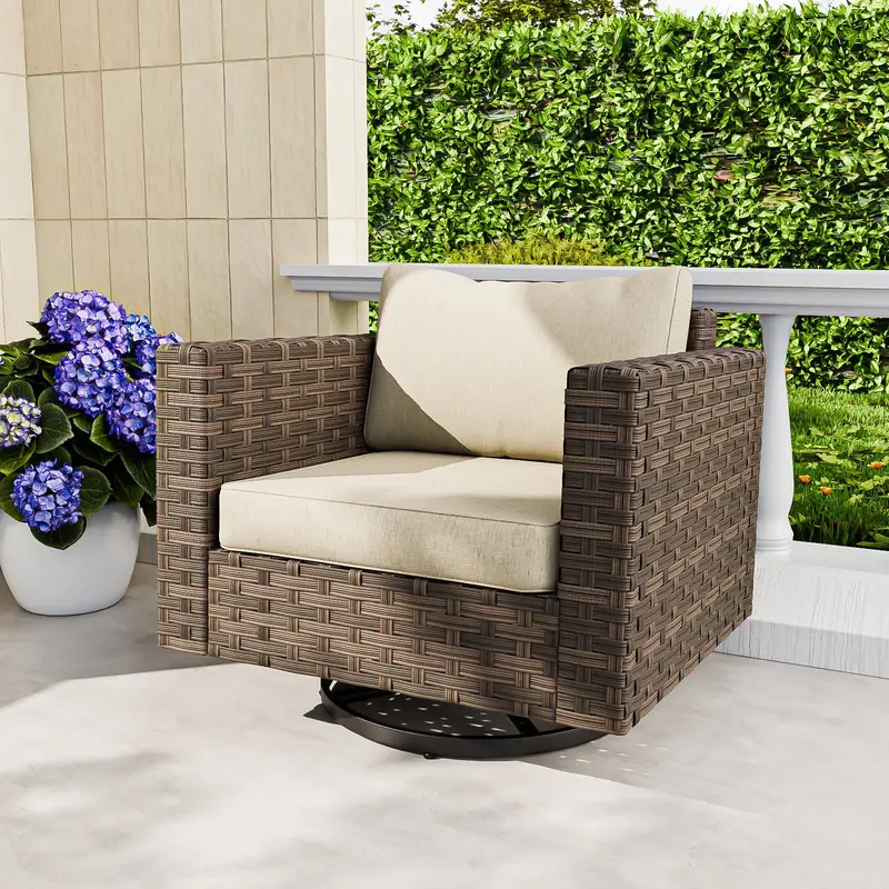 Eagle Peak Harbor Haven Swivel Rocker Patio Chair – Sold Individually Or In Sets 1