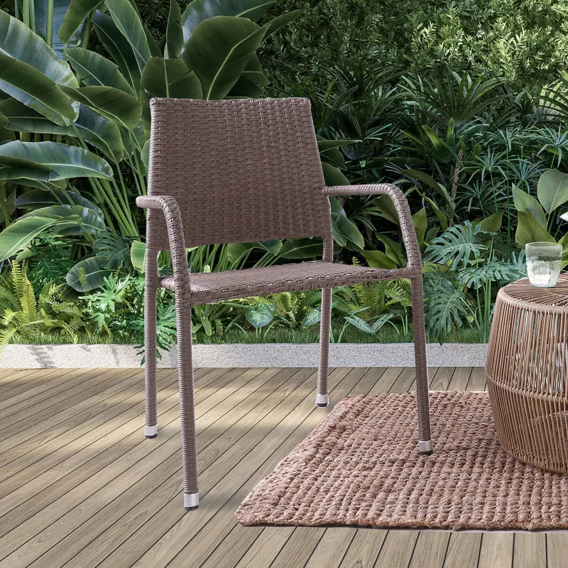Enzi Stackable Dining Chair – 2-Pack By Furniture Of America (Fm80005Nt-Ch-2Pk) 1