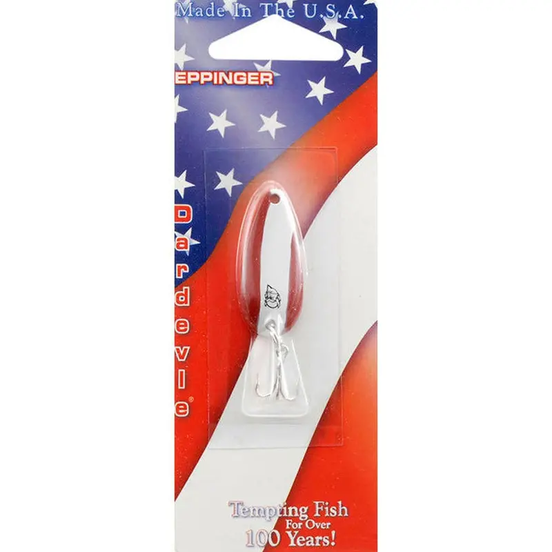 Eppinger Dardevle Midget Spoon – Red/White Stripe, 3/16 Oz 1