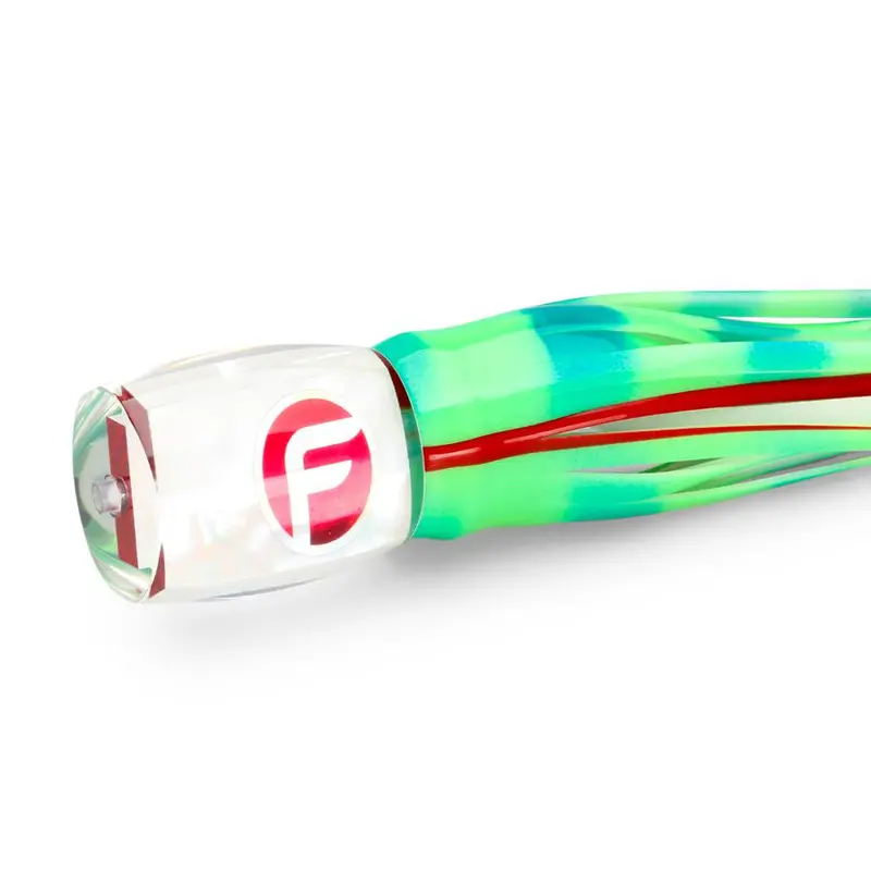 Fathom Atomic Large Pearl Weighted Trolling Lure – Pre-Rigged With Hooks 1