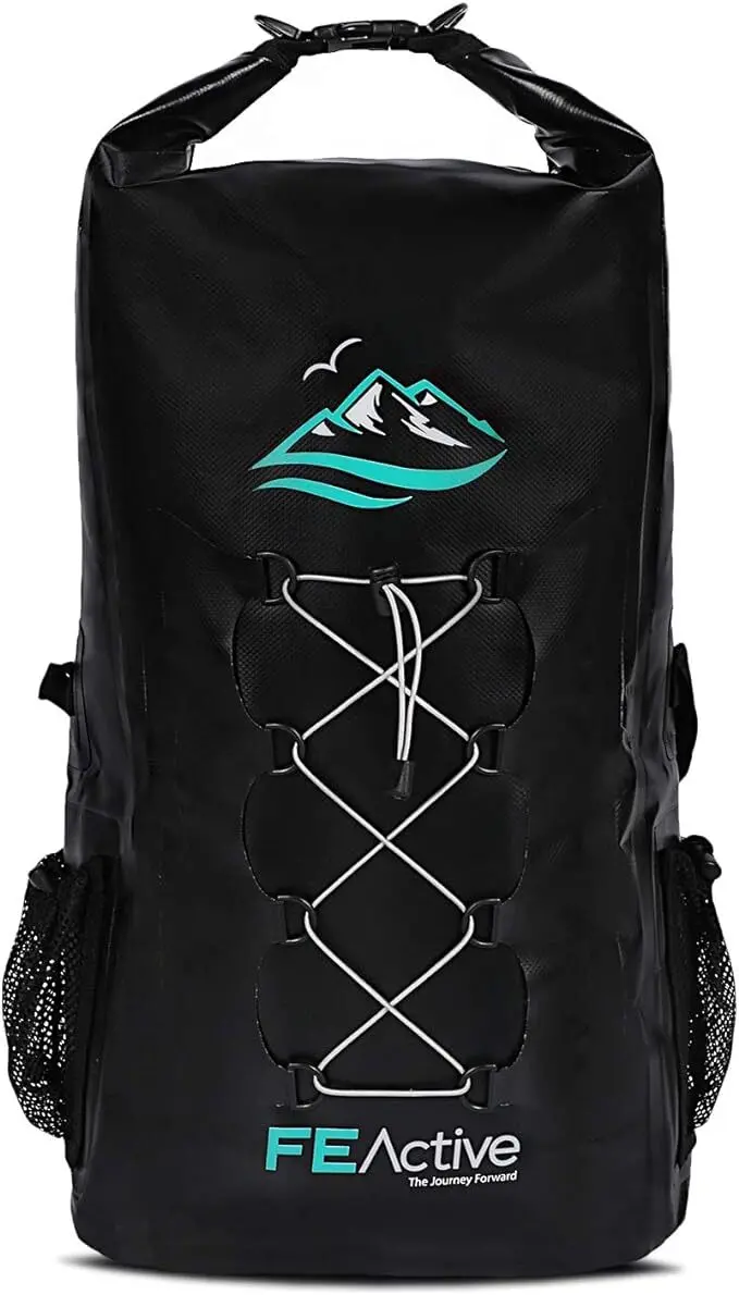 Fe Active Waterproof Dry Bag Backpack For Hiking & Water Sports 1
