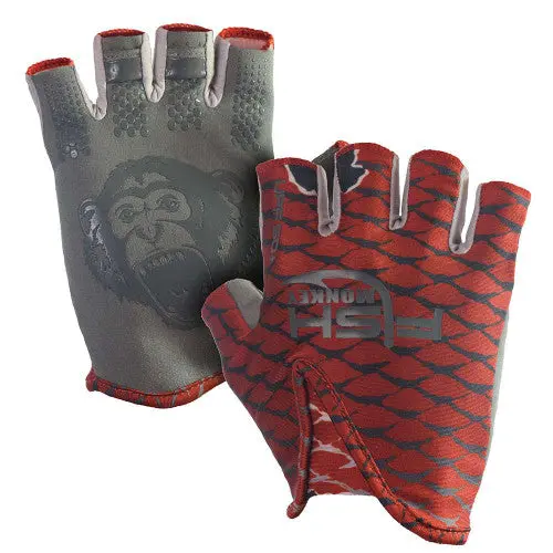 Fish Monkey Fm18 Stubby Guide Glove – Redfish Design, 2Xl 1