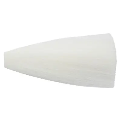 Fish Skull Faux Bucktail – Natural White Synthetic Hair 1