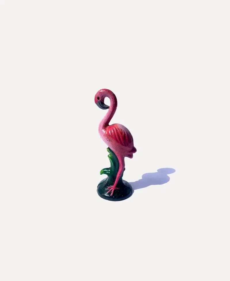 Flamingo–Shaped Stainless Steel Bottle Opener 1