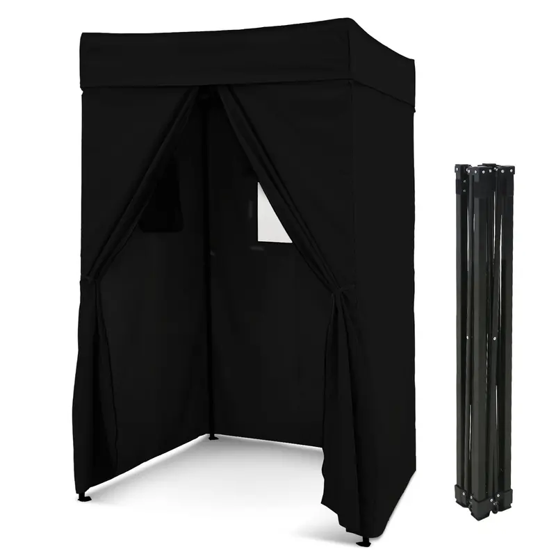 Flat-Top 4X4 Pop-Up Canopy Tent For Private Changing 2