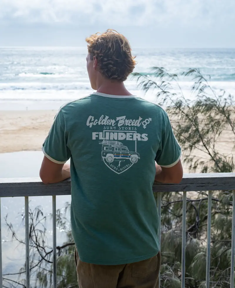 Flinders Landy Leaf Green T-Shirt 1